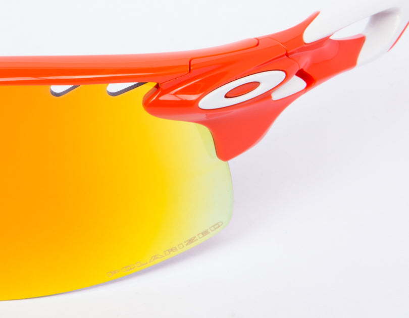 Oakley newest RadarLock XL Blades Blood orange